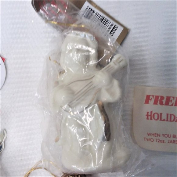 Christmas Tree Ornament Lot Angels Light Up Crystal Some VTG NEW Holiday Deco - Picture 6 of 6